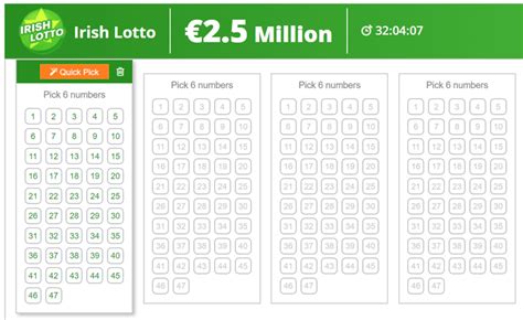 ladbrokes irish lotto 3 numbers